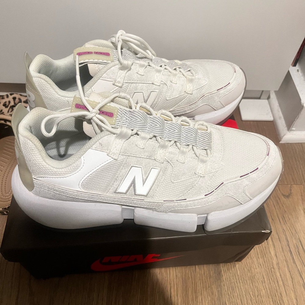 New Balance White Men's Shoes